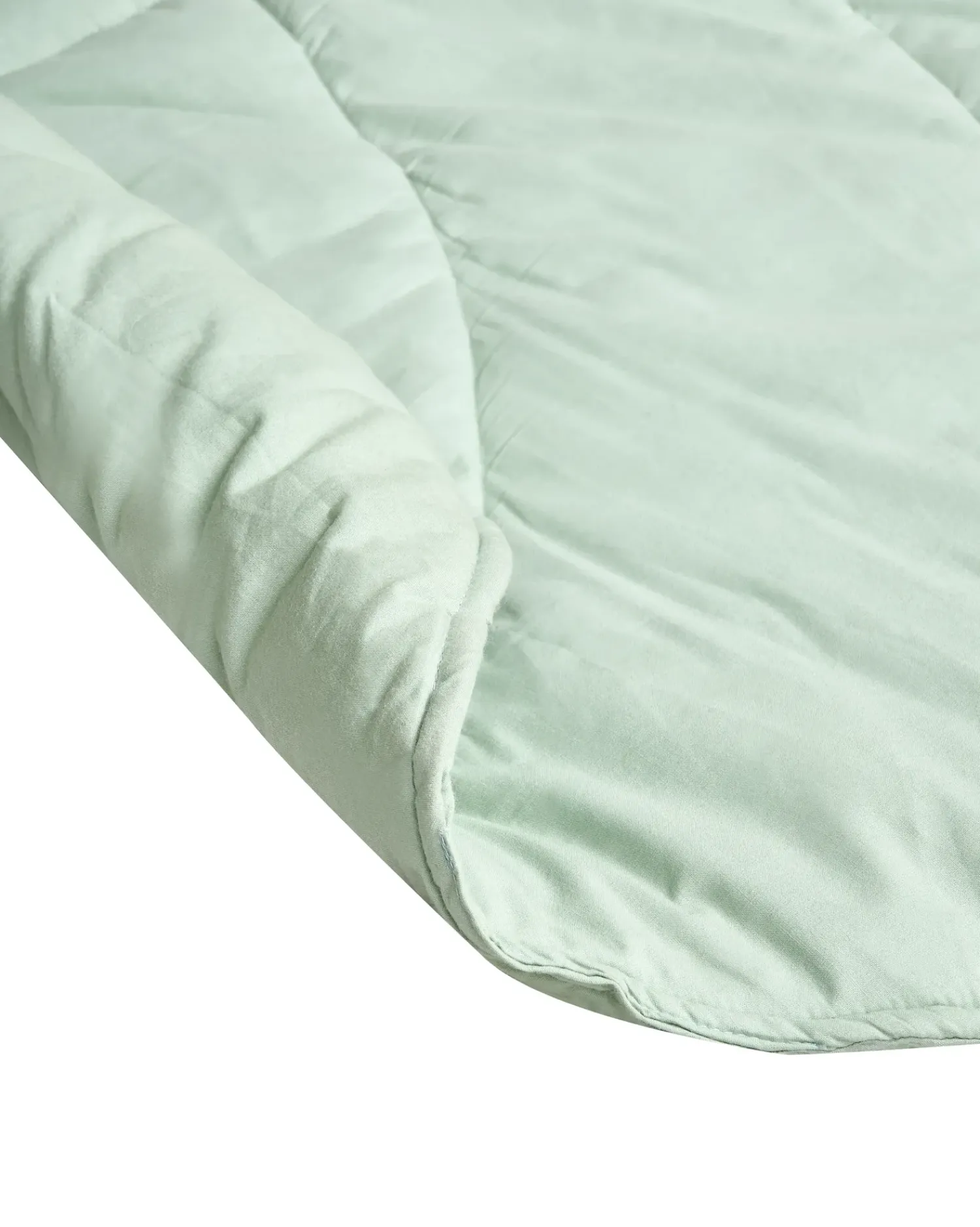 Sale Beliani Tappeto da gioco per bambini HELIKON 110 x 110 cm Cotone chiaro Verde