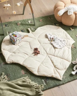 Hot Beliani Tappeto da gioco per bambini HELIKON 110 x 110 cm Cotone sporco Bianco