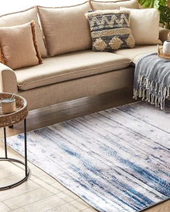 Sale Beliani Tappeto DALLICA Grigio Beige Grigio