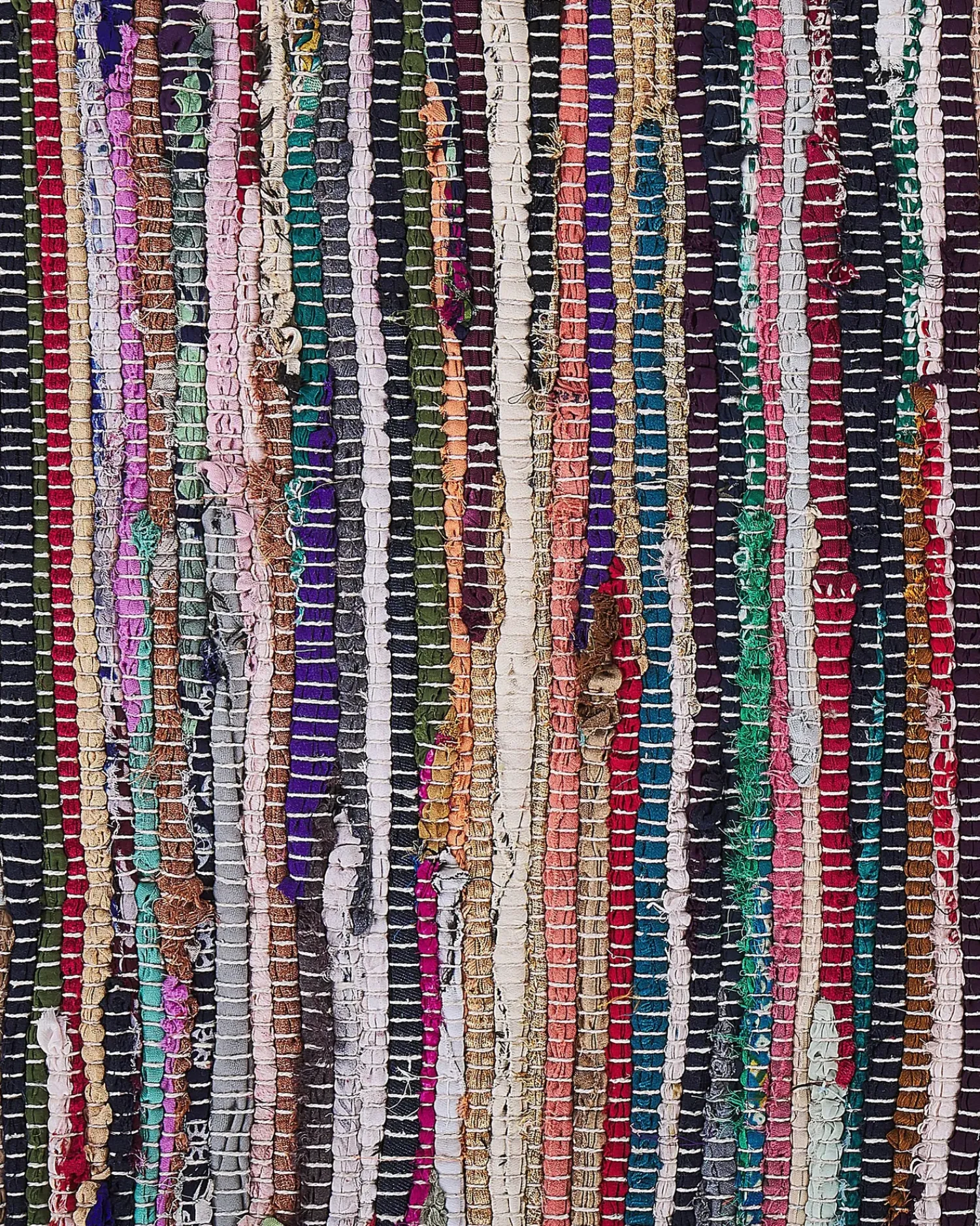 Hot Beliani Tappeto DANCA Bianco 160 x 230 cm Beige Viola Multicolore