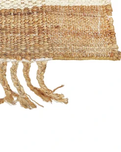 New Beliani Tappeto DEDEMLI Beige Iuta Beige Naturale