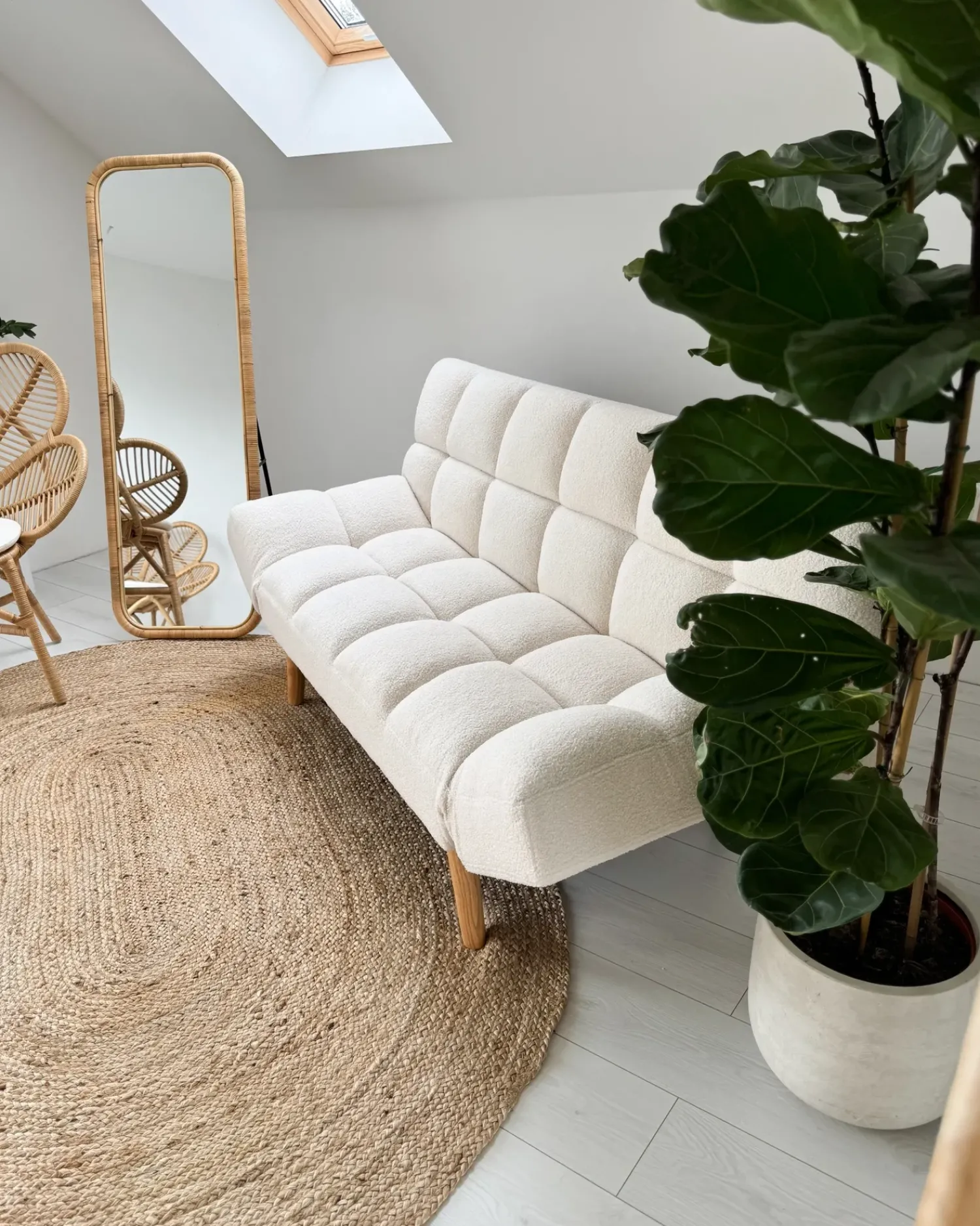 Hot Beliani Tappeto DEMIRCI Iuta Beige