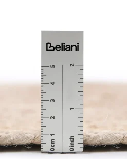 Outlet Beliani Tappeto DEMIRCI Iuta Beige