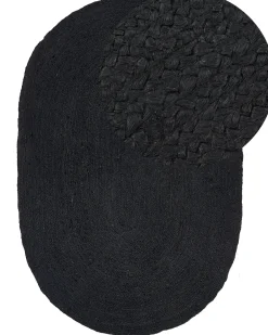 Discount Beliani Tappeto DEMIRCI 160 x 230 cm Iuta Nero