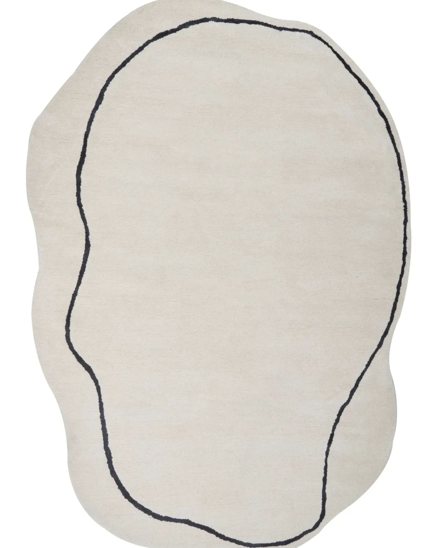 Hot Beliani Tappeto DERA Beige 160 x 230 cm Viscosa Beige Nero