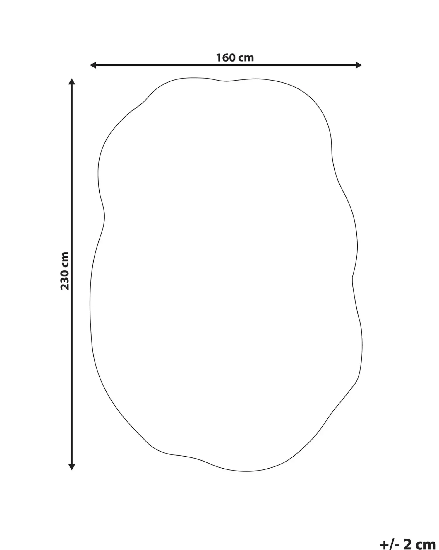 Outlet Beliani Tappeto DERA Marrone 160 x 230 cm Viscosa Bianco Marrone