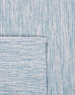 Hot Beliani Tappeto DERINCE Azzurro 80 x 150 cm Cotone Blu