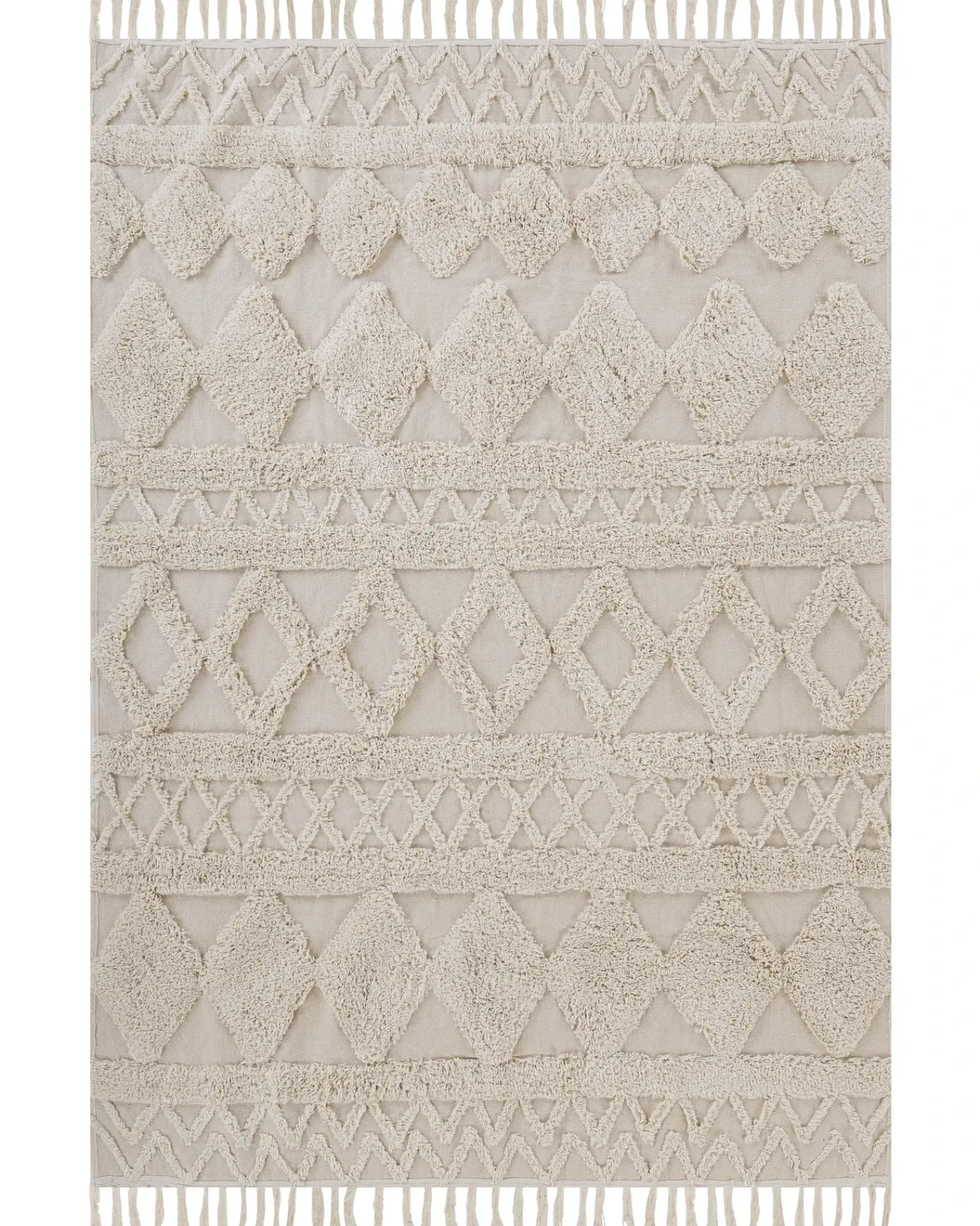 Clearance Beliani Tappeto DIDIM Cotone Beige