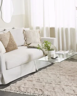 Clearance Beliani Tappeto DIDIM Cotone Beige