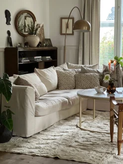Clearance Beliani Tappeto DIDIM Cotone Beige