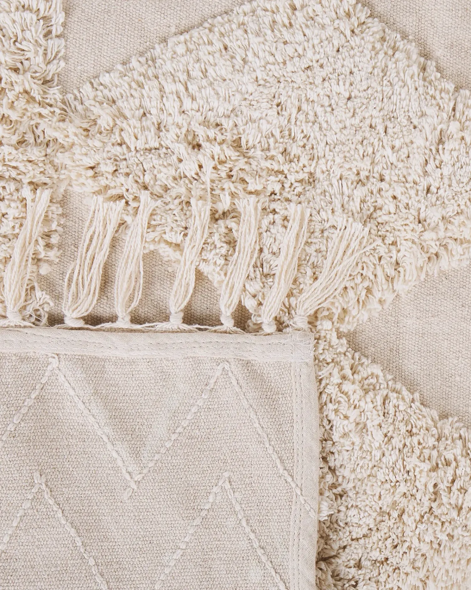 Clearance Beliani Tappeto DIDIM Cotone Beige