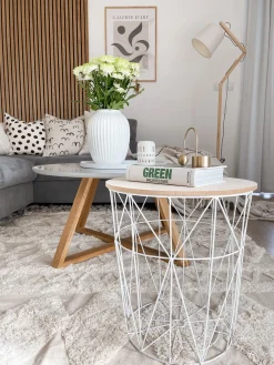Clearance Beliani Tappeto DIDIM Cotone Beige