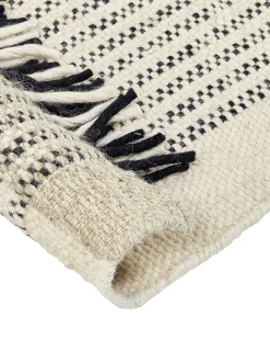 Sale Beliani Tappeto DIVARLI Beige Lana Beige Nero