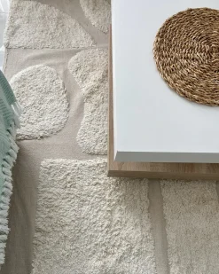 Hot Beliani Tappeto DIYADIN Cotone Beige