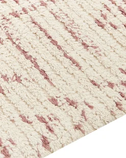Sale Beliani Tappeto EDIRNE Beige Cotone Beige Rosa