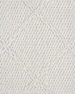 Online Beliani Tappeto ELLEK Lana Bianco