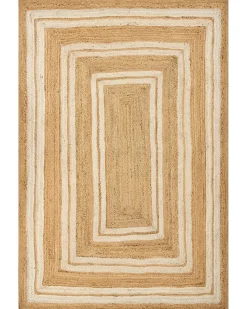 Beliani Tappeto ELMALI Iuta Beige