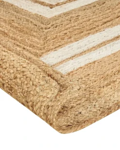 Beliani Tappeto ELMALI Iuta Beige
