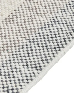 Best Beliani Tappeto EMIRLER Bianco Lana Bianco Marrone Nero