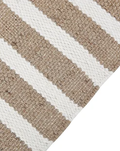 New Beliani Tappeto ENGIZ Multicolore Lana Beige Bianco Blu Rosa Multicolore