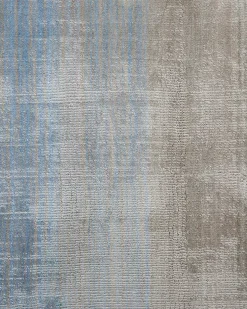 Hot Beliani Tappeto ERCIS Blu Viscosa Beige Blu Grigio Multicolore