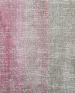 Clearance Beliani Tappeto ERCIS Rosa 140 x 200 cm Viscosa Rosa Grigio
