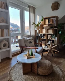 Discount Beliani Tappeto ERENCE ø 140 cm Beige