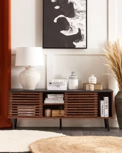 Discount Beliani Tappeto ERENCE ø 140 cm Beige