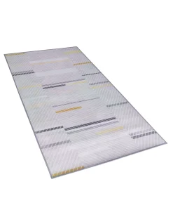 Discount Beliani Tappeto ERGENLI Grigio 80 x 150 cm Giallo Grigio