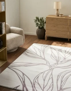 Beliani Tappeto ERZURUM chiaro Beige