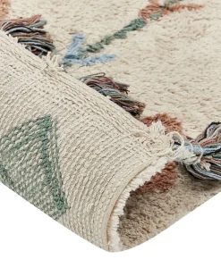Clearance Beliani Tappeto ESKISEHIR Beige Cotone Beige Multicolore