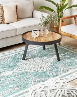 Beliani Tappeto FULLA menta 160 x 230 cm Cotone Verde