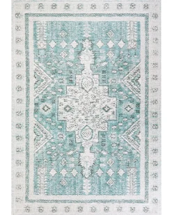 Beliani Tappeto FULLA menta 160 x 230 cm Cotone Verde