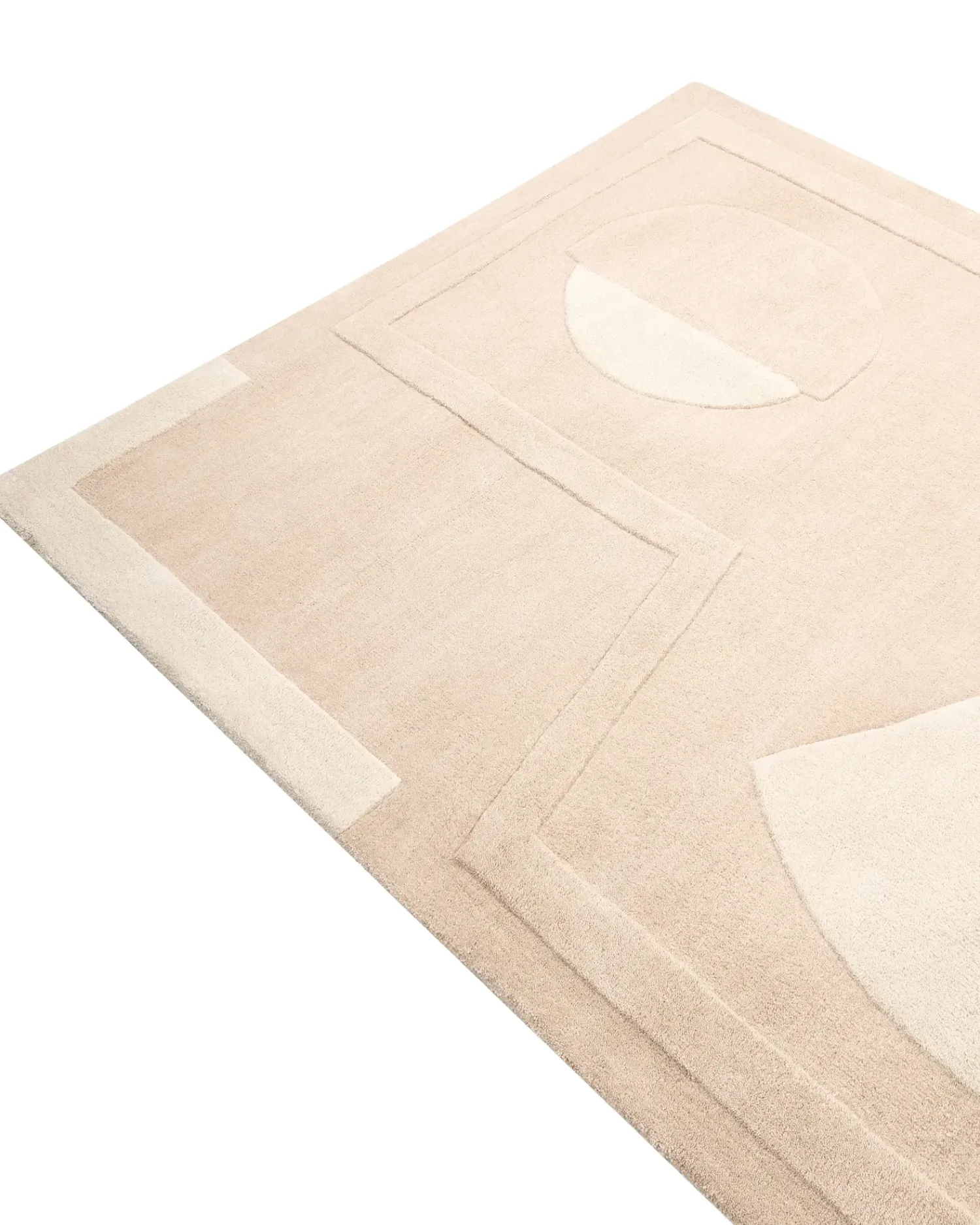 New Beliani Tappeto GAYA Lana Beige
