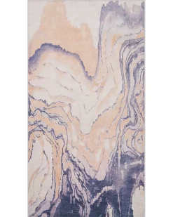 Discount Beliani Tappeto GEBZE Grigio 80 x 150 cm Beige Bianco Grigio Multicolore