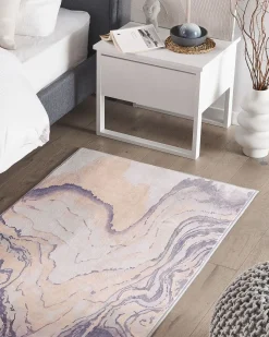 Discount Beliani Tappeto GEBZE Grigio 80 x 150 cm Beige Bianco Grigio Multicolore