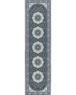 Sale Beliani Tappeto GEDIZ Blu Blu Nero