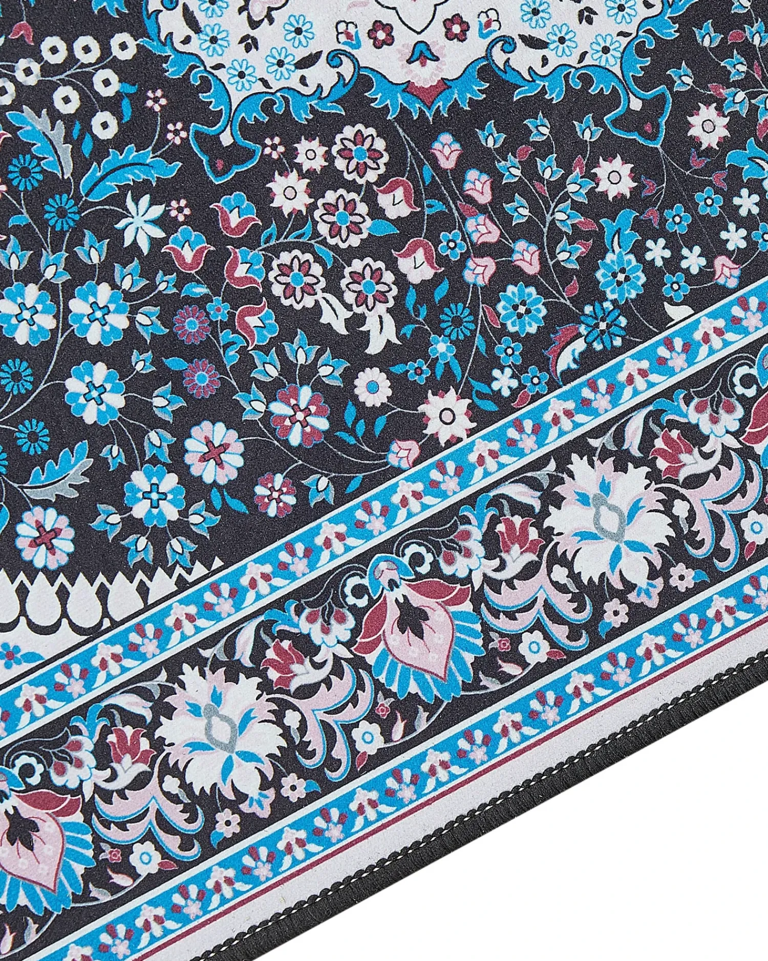 Sale Beliani Tappeto GEDIZ Blu Blu Nero