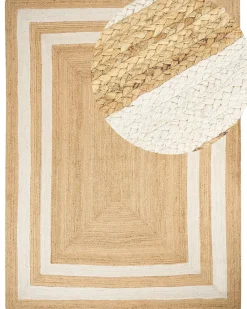 Discount Beliani Tappeto GEMEREK 300 x 400 cm Iuta Beige