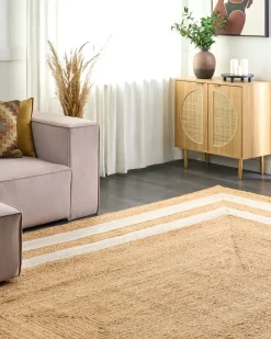 Discount Beliani Tappeto GEMEREK 300 x 400 cm Iuta Beige