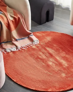 Sale Beliani Tappeto GESI II Viscosa Arancione