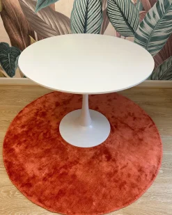 Sale Beliani Tappeto GESI II Viscosa Arancione