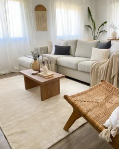 Best Beliani Tappeto GESI II chiaro Viscosa Beige