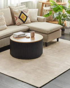Best Beliani Tappeto GESI II chiaro Viscosa Beige