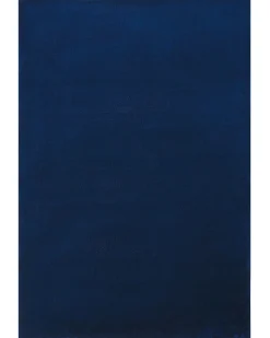 Outlet Beliani Tappeto GESI II marino Viscosa Blu