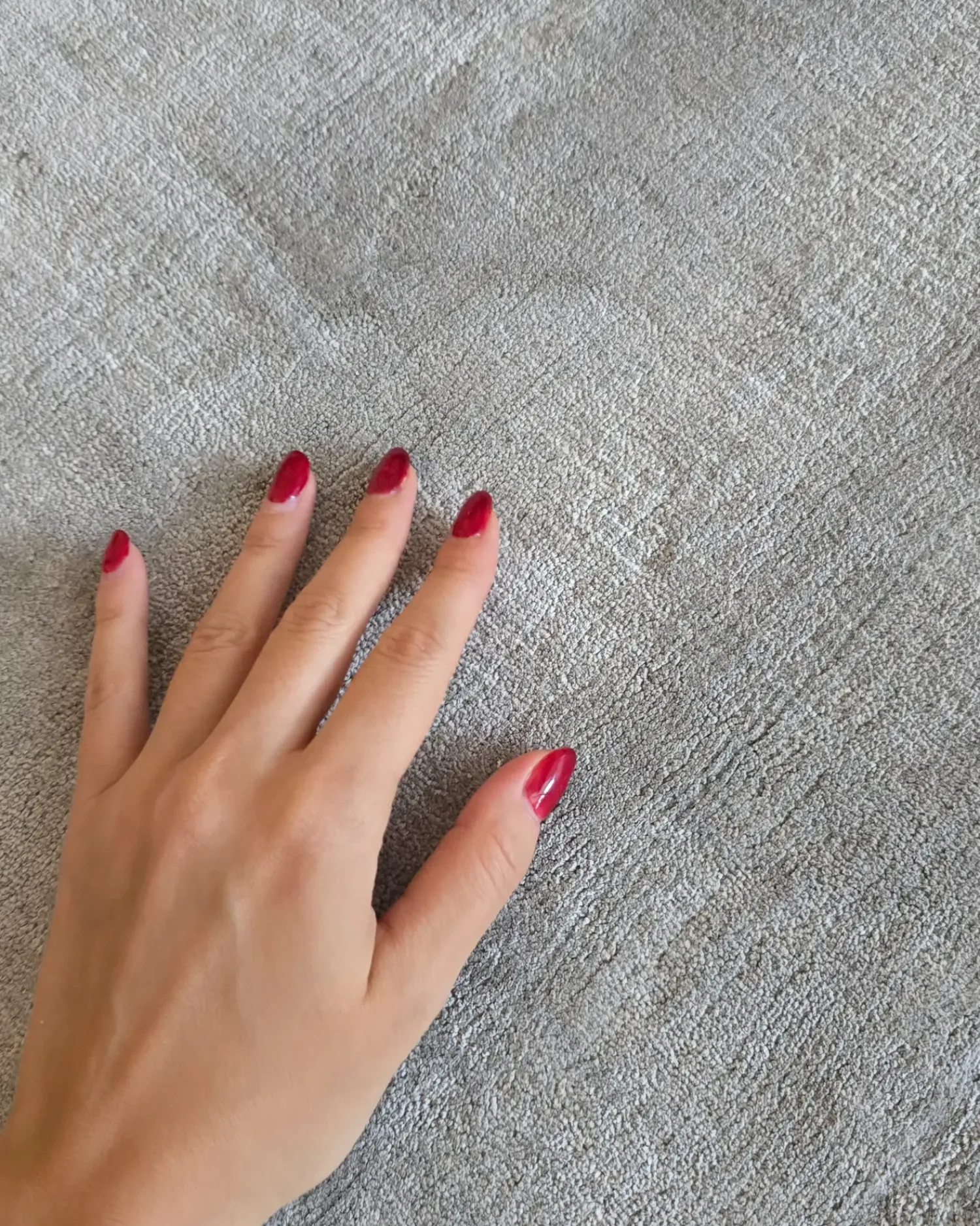 Hot Beliani Tappeto GESI II chiaro Viscosa Grigio