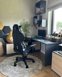 Beliani Tappeto GESI II chiaro Viscosa Grigio