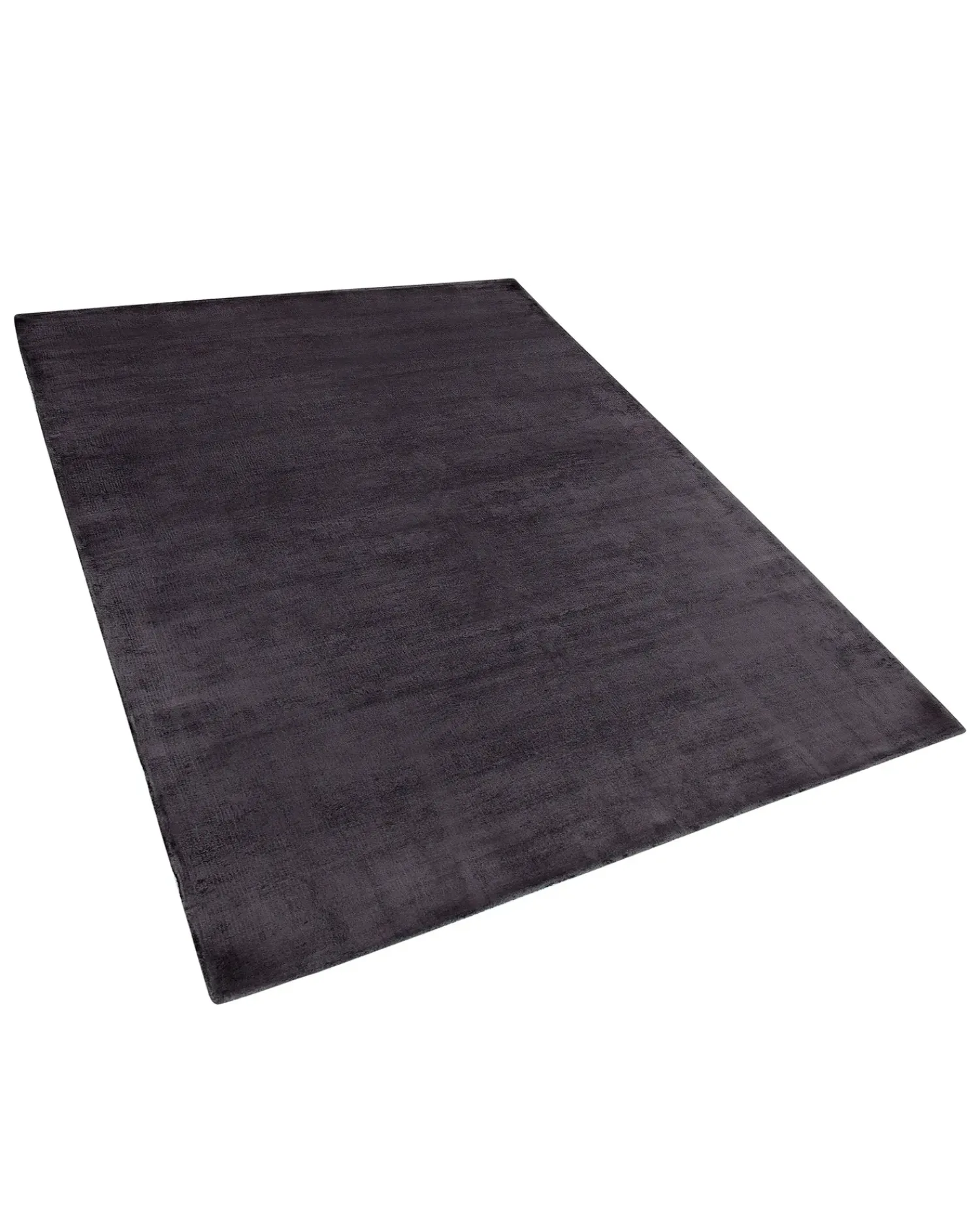 New Beliani Tappeto GESI II scuro Viscosa Grigio