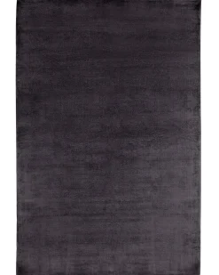 New Beliani Tappeto GESI II scuro Viscosa Grigio