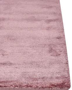 Discount Beliani Tappeto GESI II Viscosa Rosa